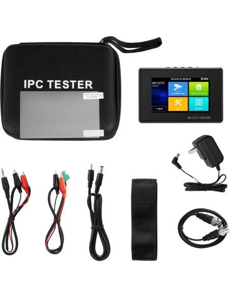 Probador CCTV 5 en 1 EVERSECU 4" Pantalla Táctil 4K