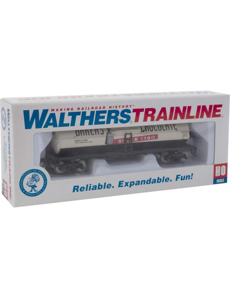 Carro Tanque HO Walthers 40' Chocolate GATX 31057