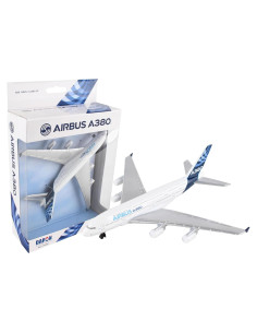 Aviación Daron Airbus A380 Blanco 15,24 cm Metal