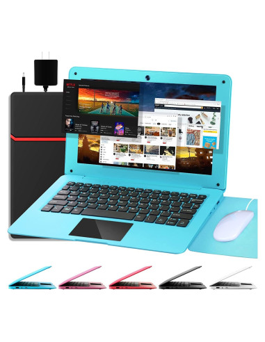 Laptop G-Anica GBOOK-A133 Azul 10.1" Android 12, 64GB