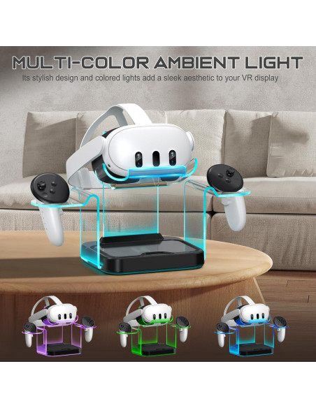 Base de Carga para Oculus Meta Quest 3/2 - 4 Baterías Recargables
