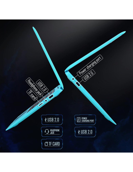 Laptop G-Anica GBOOK-A133 Azul 10.1" Android 12, 64GB