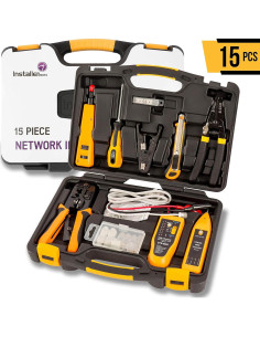 Kit de Herramientas de Red InstallerParts 15 en 1 - Crimpadora, Probador, Cortadora 2
