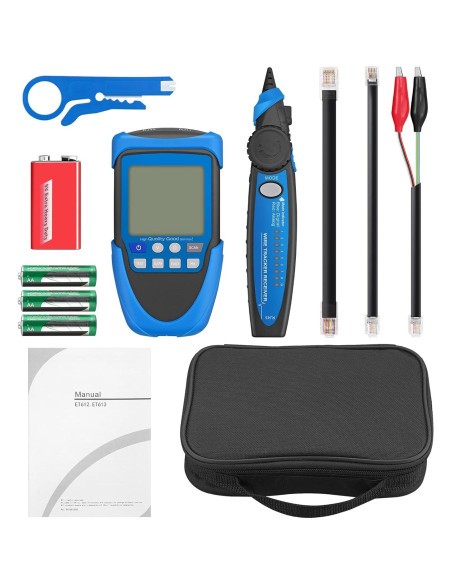 Probador de Cable de Red YGiTK WT329 PoE RJ45 Multifuncional