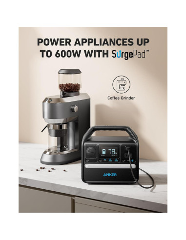 Estación de Energía Portátil Anker 521 256Wh 6 Puertos
