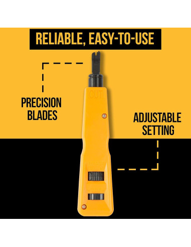 Kit de Herramientas de Red InstallerParts 15 en 1 - Crimpadora, Probador, Cortadora