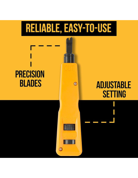 Kit de Herramientas de Red InstallerParts 15 en 1 - Crimpadora, Probador, Cortadora