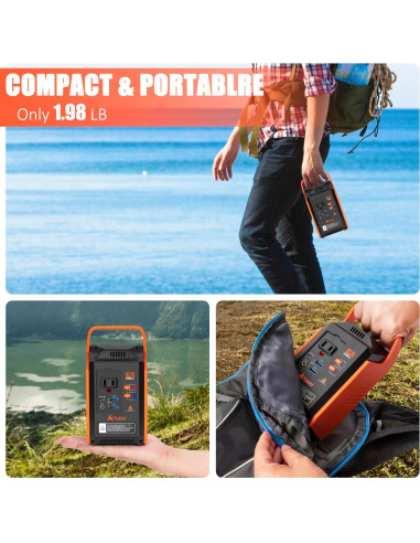 Estación de Energía Portátil Takki 83Wh, Generador Solar 80W