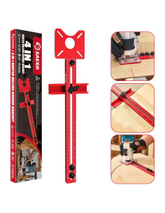 Soporte de Fresado de Ranura Saker 4 en 1 para Madera