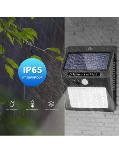 Luces Solares Exteriores SEZAC 6Pack 3 Modos IP65