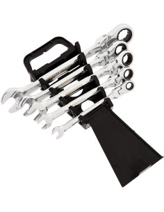 Juego de Llaves de Carraca Amazon Basics 5 Piezas Métricas 2