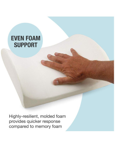 Almohada Lumbar DMI Elite 35,56x33,02 cm Funda Lavable