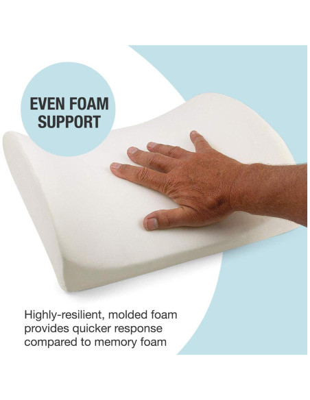 Almohada Lumbar DMI Elite 35,56x33,02 cm Funda Lavable