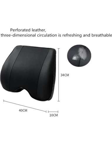 Almohada Lumbar ZLOHPAE de Espuma Viscoelástica - Marrón