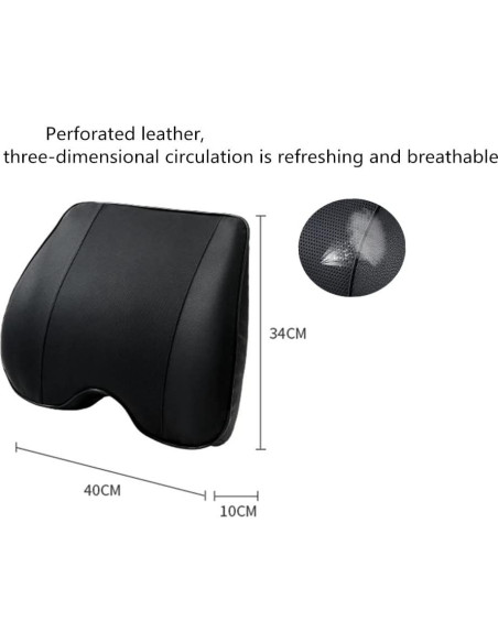 Almohada Lumbar ZLOHPAE de Espuma Viscoelástica - Marrón