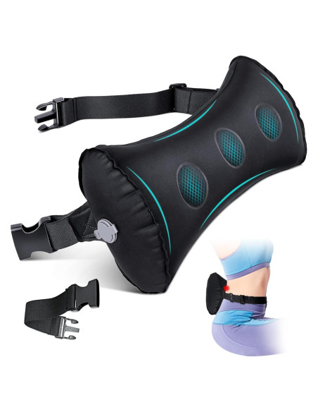 Almohada Lumbar Inflable BLABOK para Viajes y Oficina