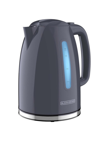 Hervidor Eléctrico BLACK+DECKER 1.7L KE1555GY Gris