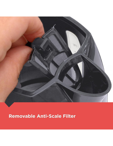 Hervidor Eléctrico BLACK+DECKER 1.7L KE1555GY Gris