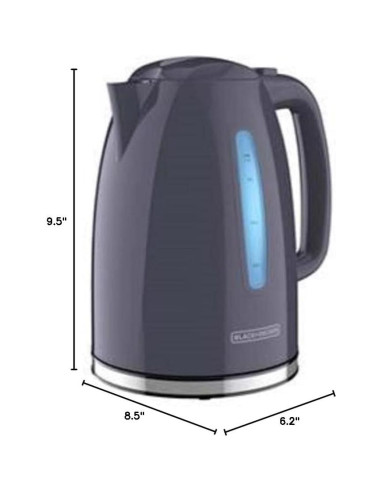 Hervidor Eléctrico BLACK+DECKER 1.7L KE1555GY Gris