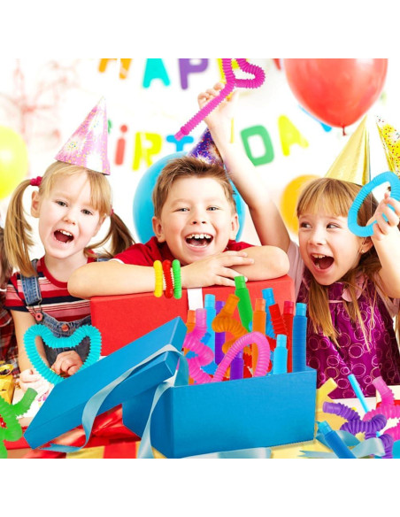 72 Tubos Pop Antiestrés Siwarm Juguetes Sensoriales