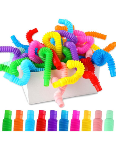 72 Tubos Pop Antiestrés Siwarm Juguetes Sensoriales