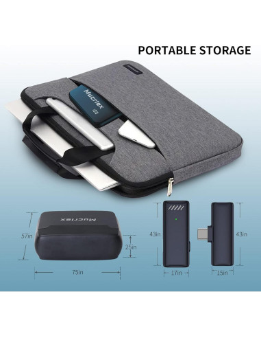 Micrófono Inalámbrico Mucrlex N9102S con Reducción de Ruido