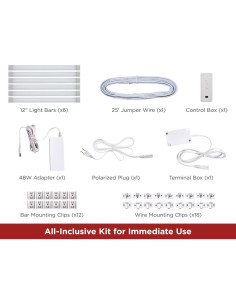 Kit de Iluminación Bajo Mueble BLACK+DECKER 6 Barras LED RGB 2