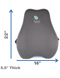 FOMI Almohada Soporte Lumbar Espuma Viscoelástica 55 cm 2