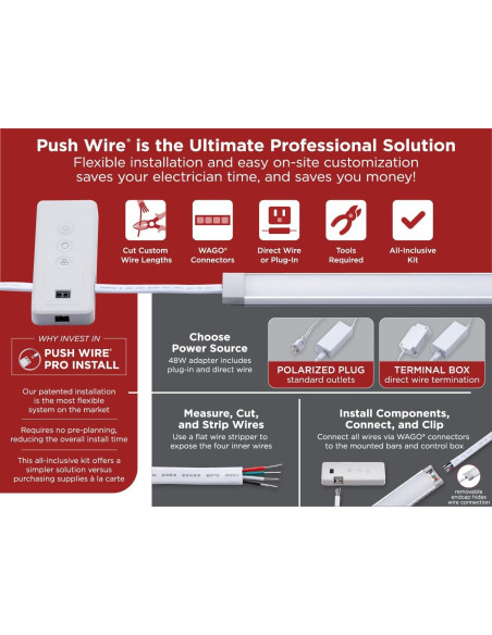 Kit de Iluminación Bajo Mueble BLACK+DECKER 6 Barras LED RGB