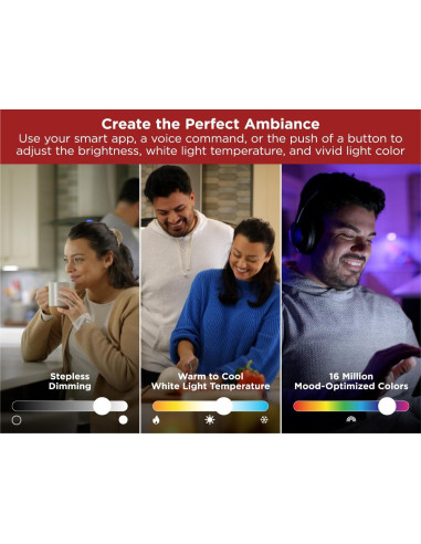 Kit de Iluminación Bajo Mueble BLACK+DECKER 6 Barras LED RGB