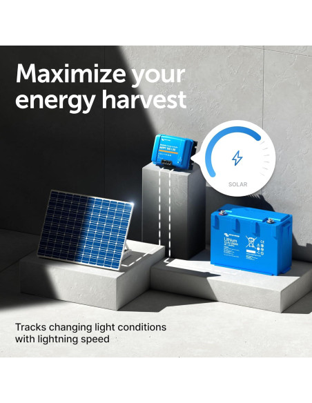 Controlador de Carga Solar MPPT Victron 100V 50A 12/24V