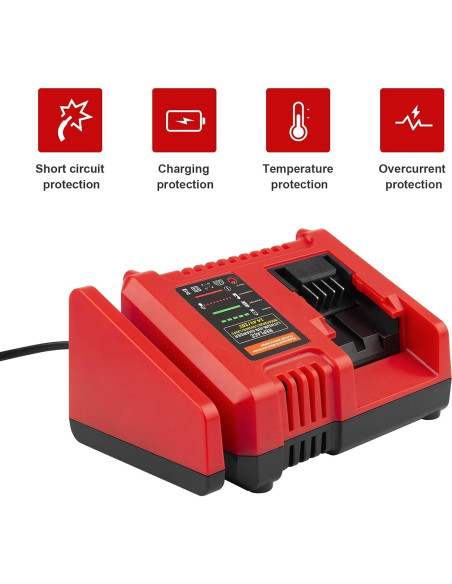 Cargador Rápido 20V BLACK+DECKER BDCAC202B Li-Ion