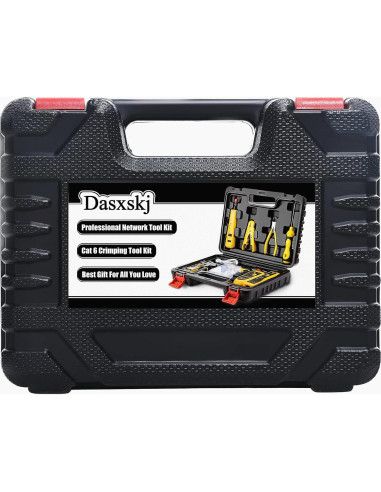 Kit de Herramientas de Crimpado RJ45 Dasxskj Cat6 Cat5e