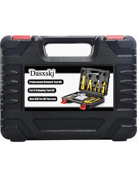 Kit de Herramientas de Crimpado RJ45 Dasxskj Cat6 Cat5e