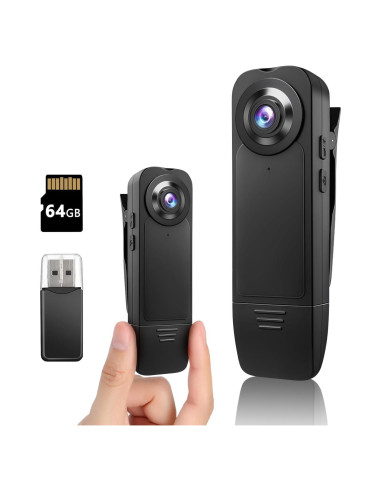 Cámara Corporal Kaysunlink A18 1080P con Tarjeta 64GB