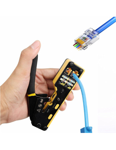 Kit de Herramientas de Crimpado RJ45 Dasxskj Cat6 Cat5e