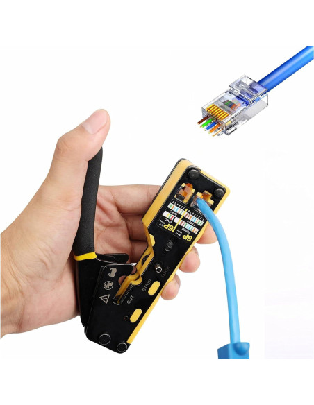 Kit de Herramientas de Crimpado RJ45 Dasxskj Cat6 Cat5e