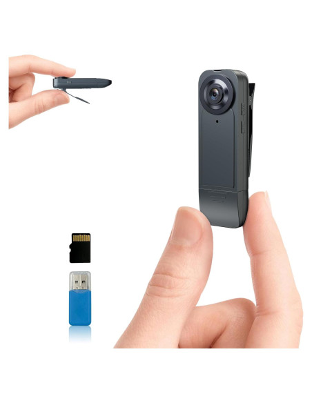 Mini Cámara Corporal Brathird F64 1080P HD 64GB Batería 6H