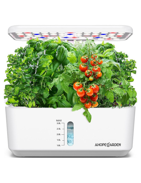 Cultivo Hidropónico Ahopegarden 10 Cápsulas con Luz LED