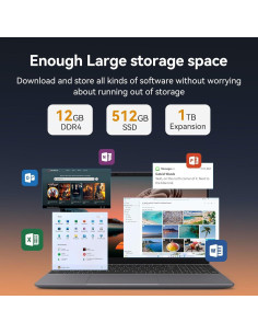 Laptop ApoloMedia 15.6" HD, Intel Celeron N5095, 12GB RAM 2