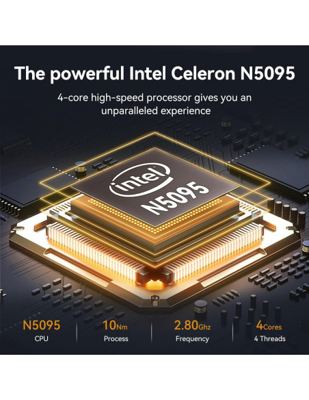 Laptop ApoloMedia 15.6" HD, Intel Celeron N5095, 12GB RAM