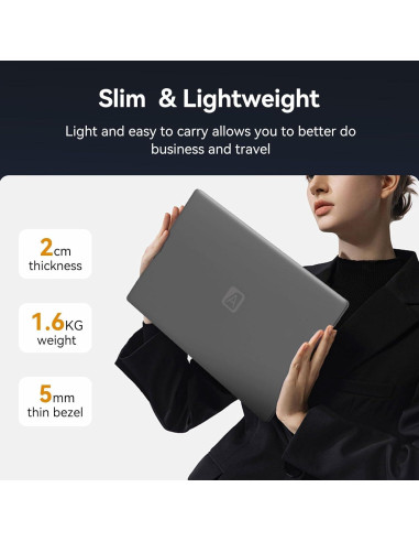 Laptop ApoloMedia 15.6" HD, Intel Celeron N5095, 12GB RAM