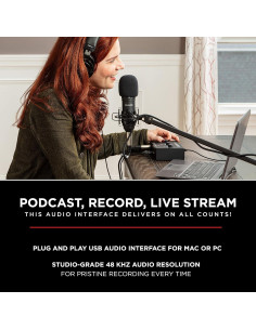 M-Audio M-Track Solo - Interfaz de Audio USB 48kHz 2