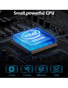 Mini PC Stick ALADAWN S5 8GB RAM 128GB Windows 10 Pro 2