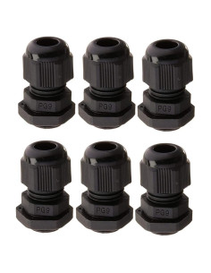 Conector de Cable Impermeable YXQ PG9 4-8mm Paquete de 6