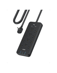 Regleta de Alimentación Anker 351 con 12 Salidas AC y USB