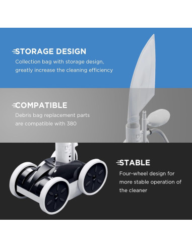 Aspiradora de Presión MAKHOON M-1PC para Piscinas 7.98 kg