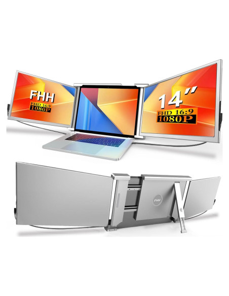 Extensor de Pantalla FHH S1 14" FHD 1080P Doble Portátil