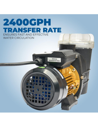 Bomba de Piscina XtremepowerUS 0.75HP Autocebante 2400GPH