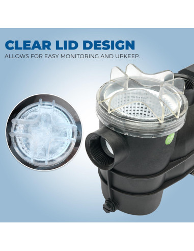 Bomba de Piscina XtremepowerUS 0.75HP Autocebante 2400GPH